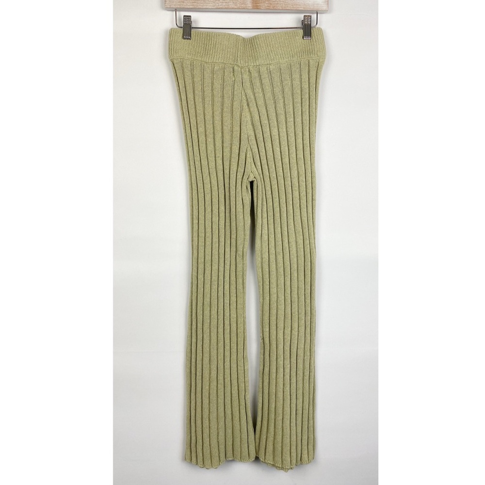 By Together Ribbed Knit Sweater Pants, Beige - Size S - Picture 4 of 8